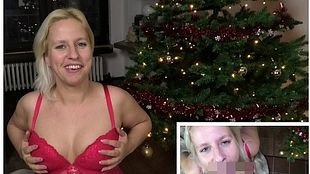 Weihnachts-sper*a-Explosion: Wir fi**en unterm Tannenbaum