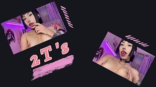 Komm her und spiel zusammen, du, ich und meine ti*ten