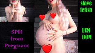SPH vom letzten Monat schwanger. skla*enfetisch und domina