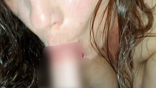 POV mein ganz privater heisser bl*wjob mit viel Dirtytalk - s*xy MILF lut**ht den harten schw**z...