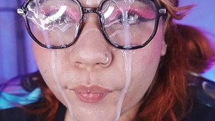 BBC CUM IN MY GLASSES - NED GIRL