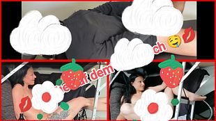 Hogtie skla*e gibt mir sein sper*a auf dem Melktisch, Tied Milking Table Slave Edging :-)