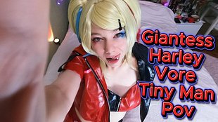 Riesin Harley Vore Tiny Man Pov