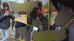 Von wegen besinnlich! Geile Sauereien aufm Weihnachtsmarkt! Leucht-Plug! wi**sen! pi**en!